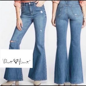 Velvet Heart Denim Haley High-rise Bellbottom Jeans Size 30